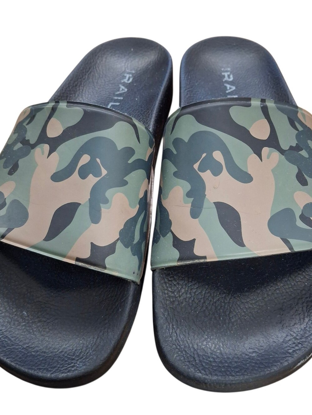 Rails Men's Camouflage Slide Sandals - Black/Green_1